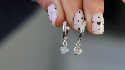 Tide Moonstone Huggies