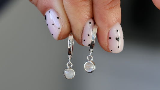Tide Moonstone Huggies