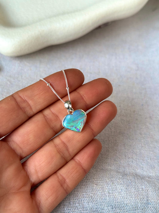 Corazón - Lightning Ridge  Necklace