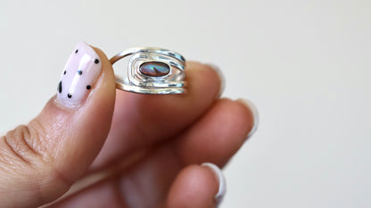 Yowah Nut Opal Ring (size 7)