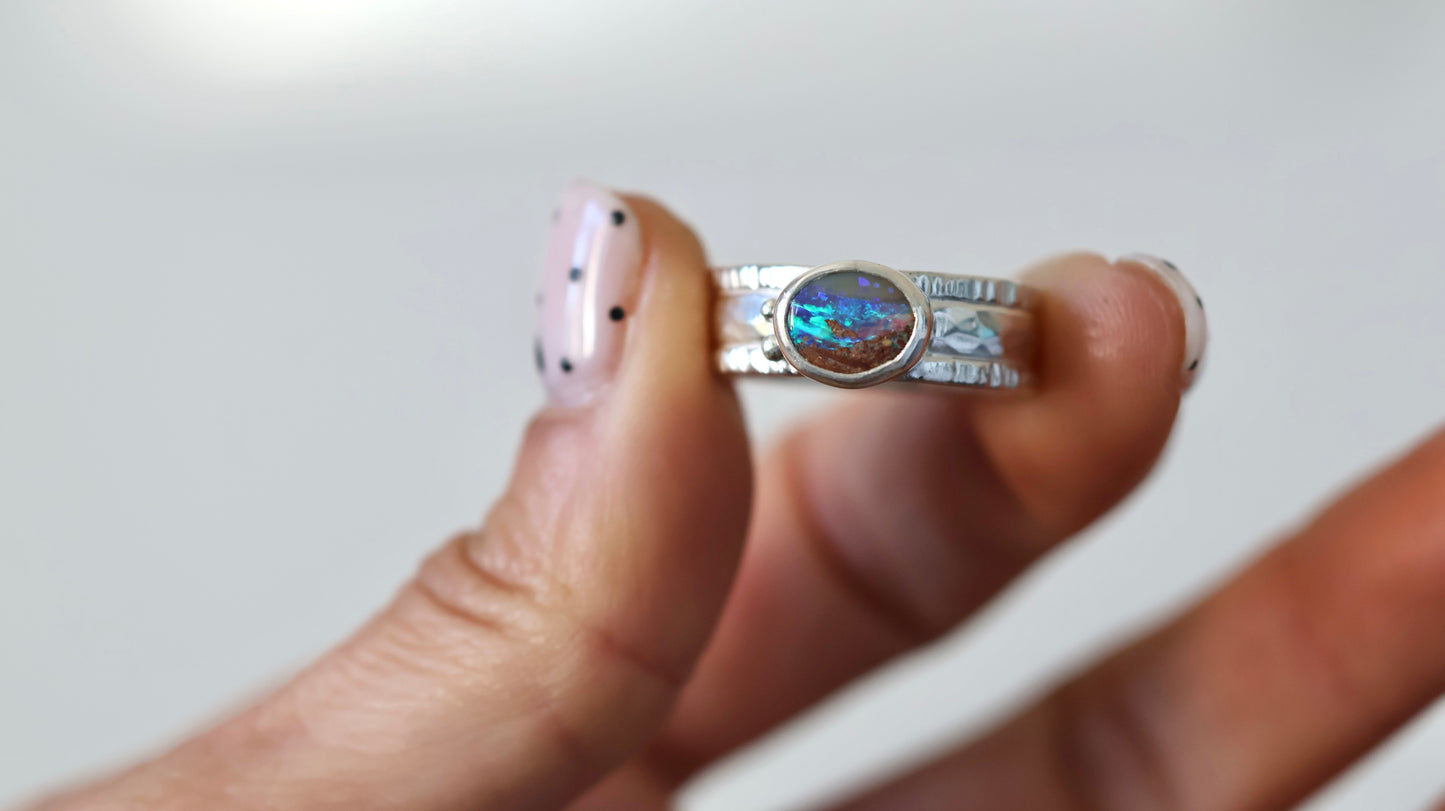Boulder Opal Ring (size 9)