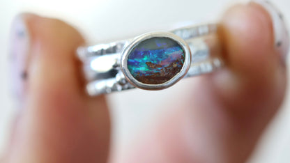 Boulder Opal Ring (size 9)