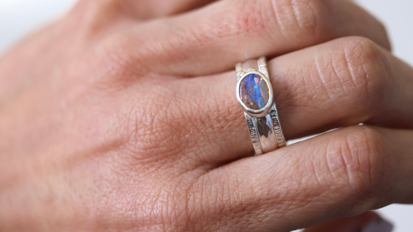 Boulder Opal Ring (size 9)