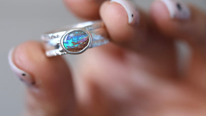Boulder Opal Ring (size 9)