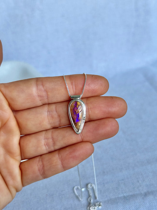 Violeta Necklace - Boulder Opal