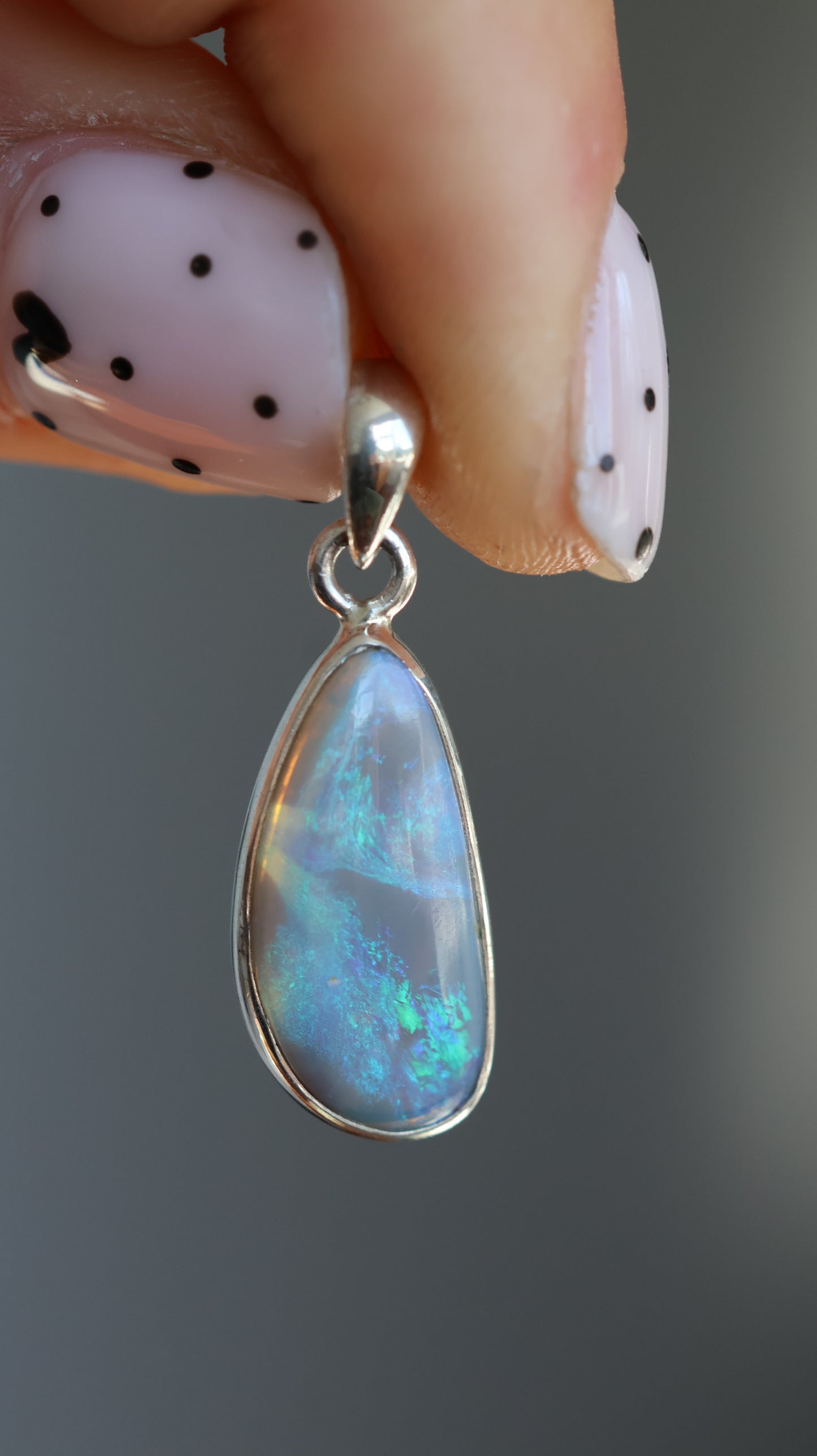 Lightning Ridge Solid Opal Pendant