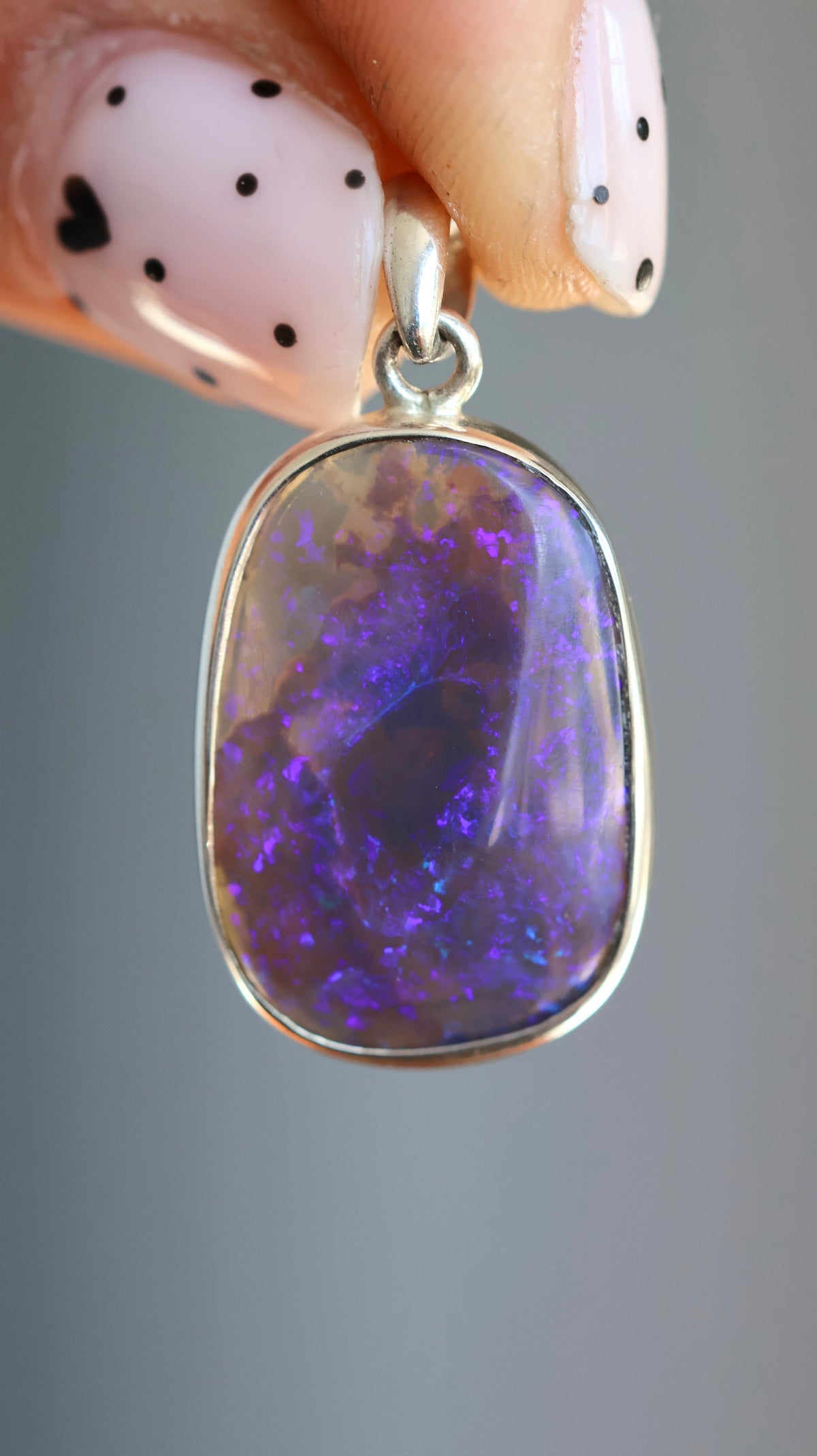 Purple Solid Opal (LR)