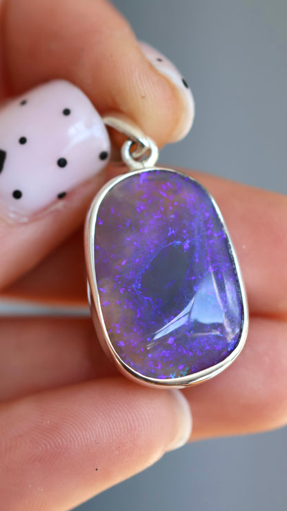 Purple Solid Opal (LR)