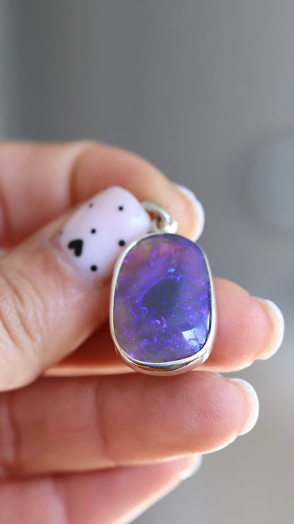 Purple Solid Opal (LR)