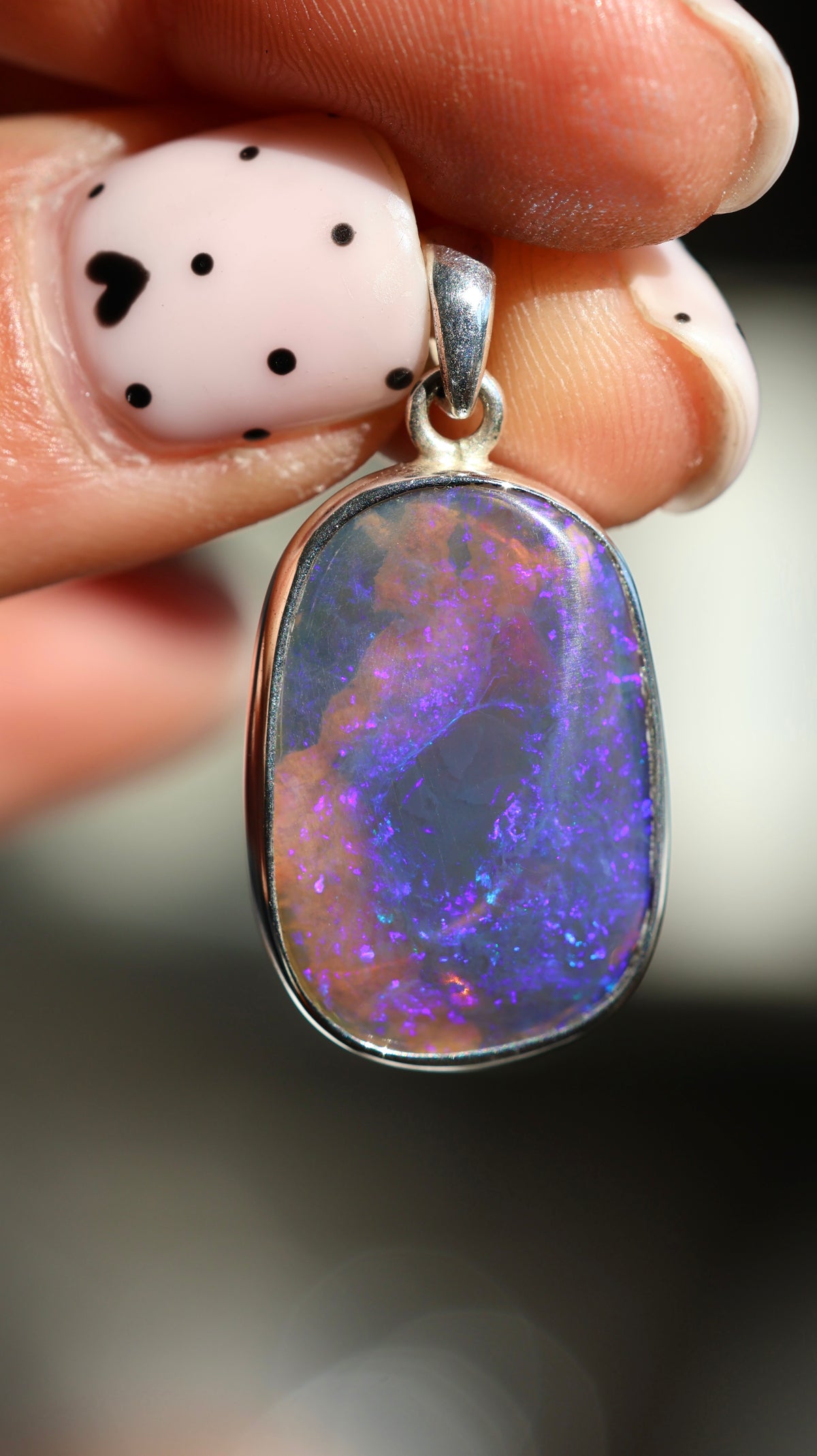 Purple Solid Opal (LR)