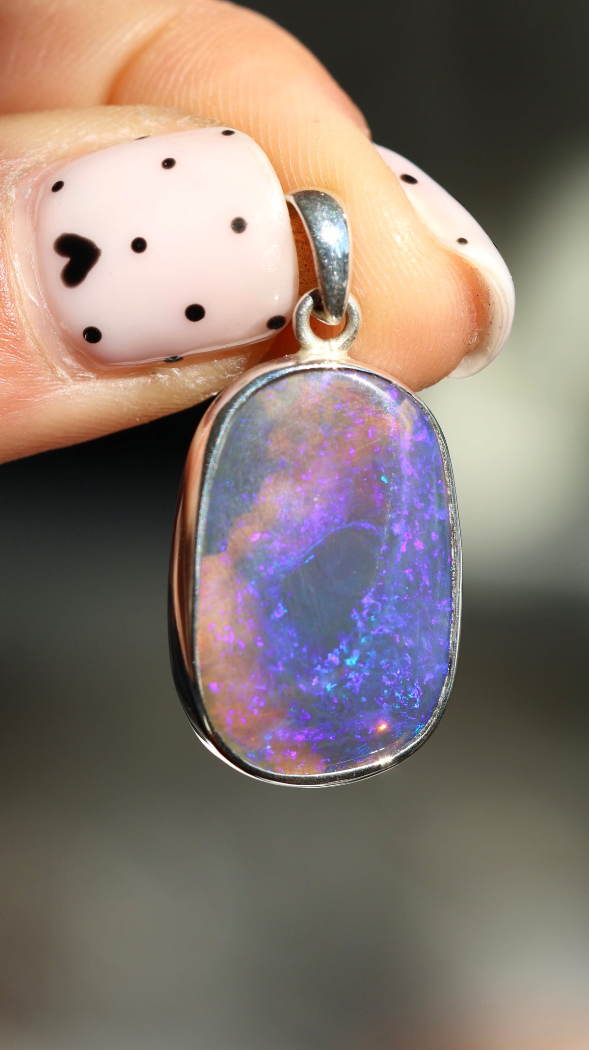 Purple Solid Opal (LR)