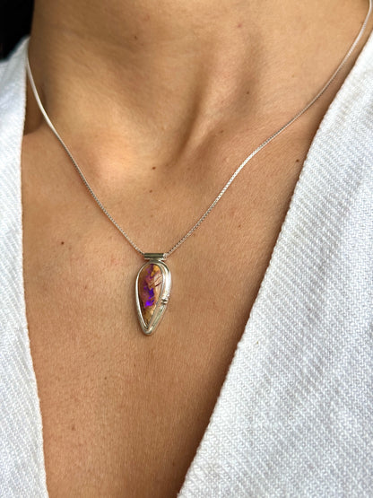 Violeta Necklace - Boulder Opal