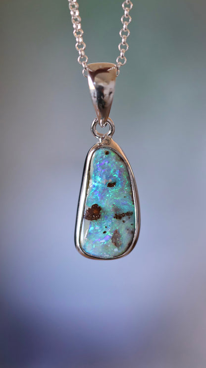 Boulder Opal Pendant