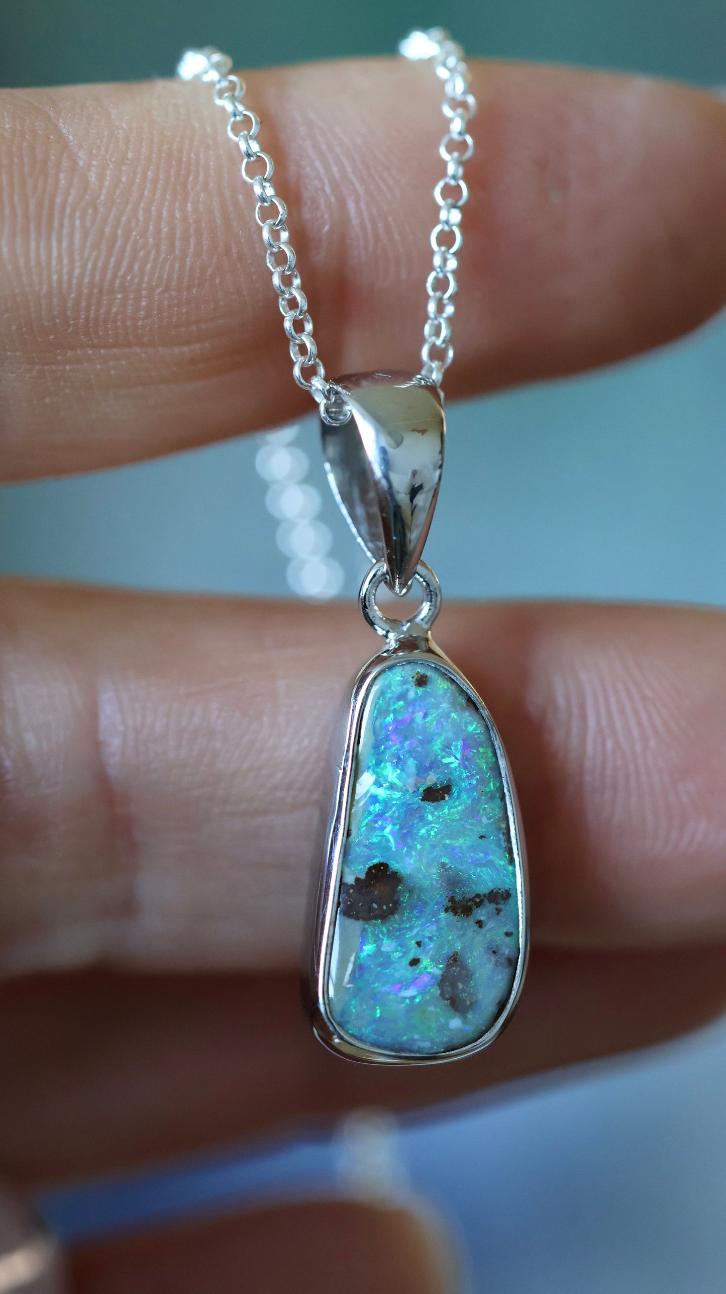 Boulder Opal Pendant