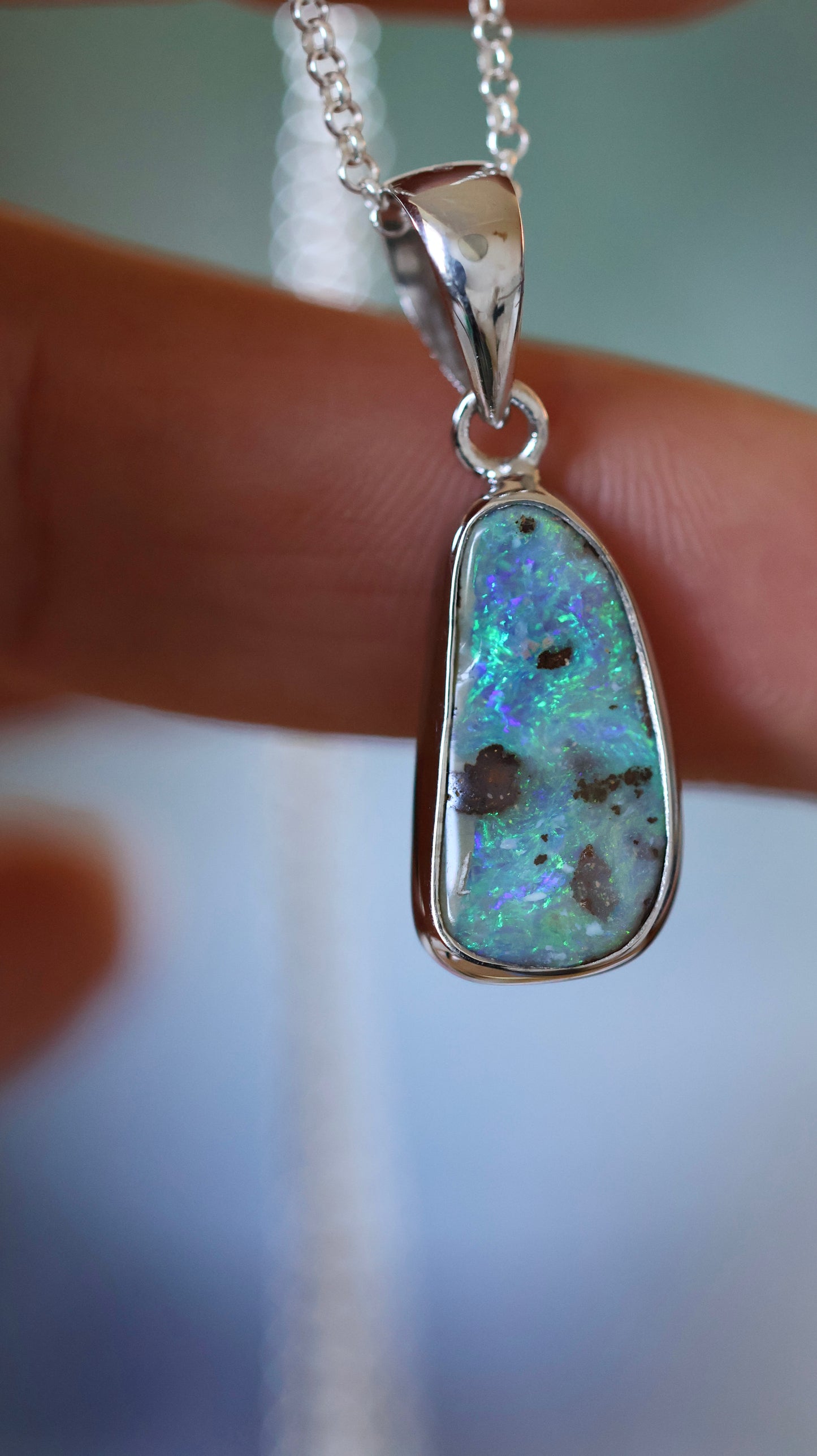 Boulder Opal Pendant