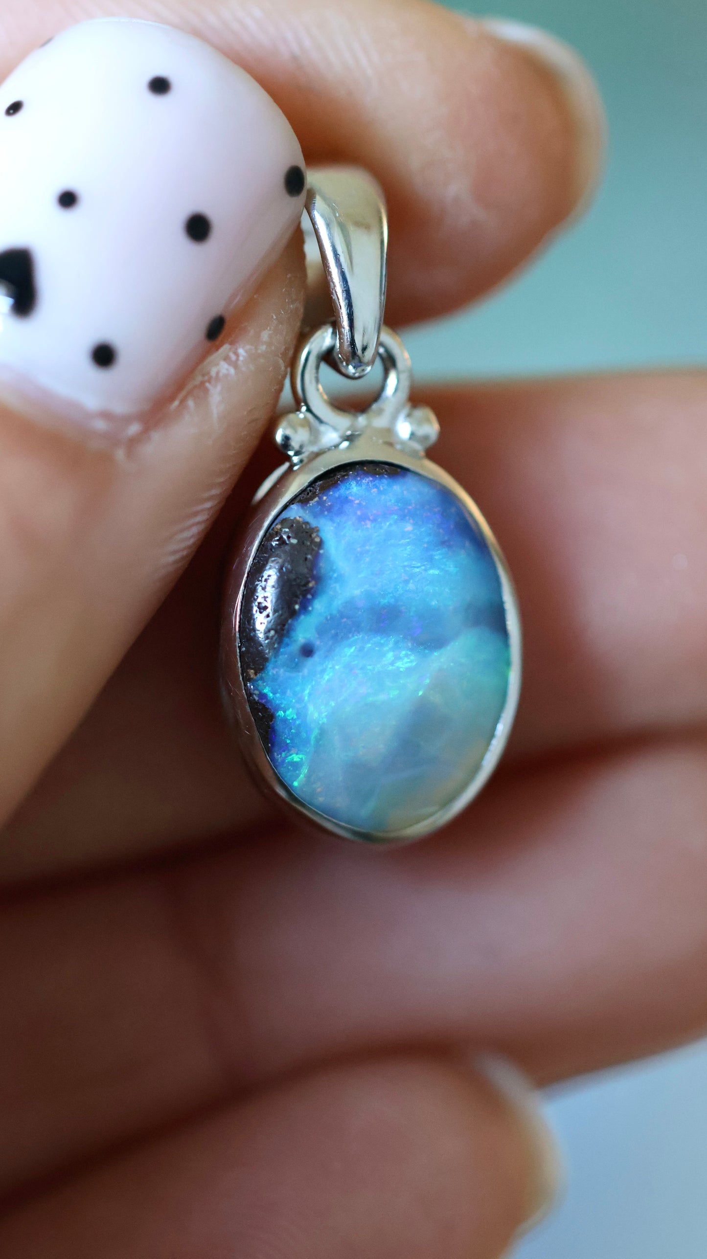 Boulder opal Pendant