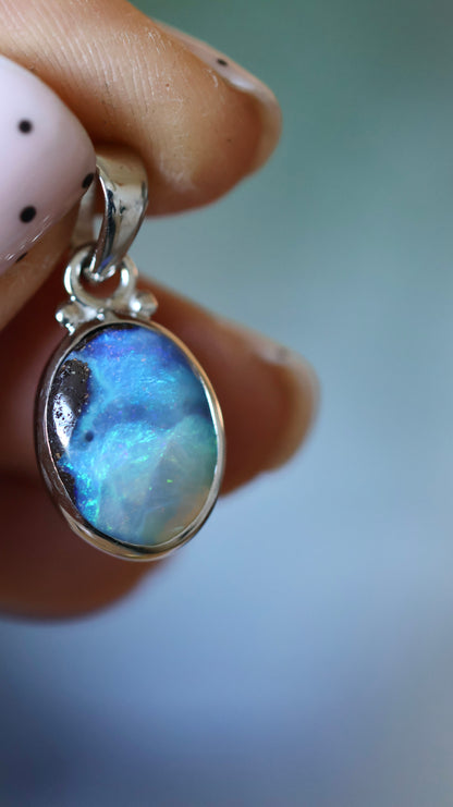 Boulder opal Pendant