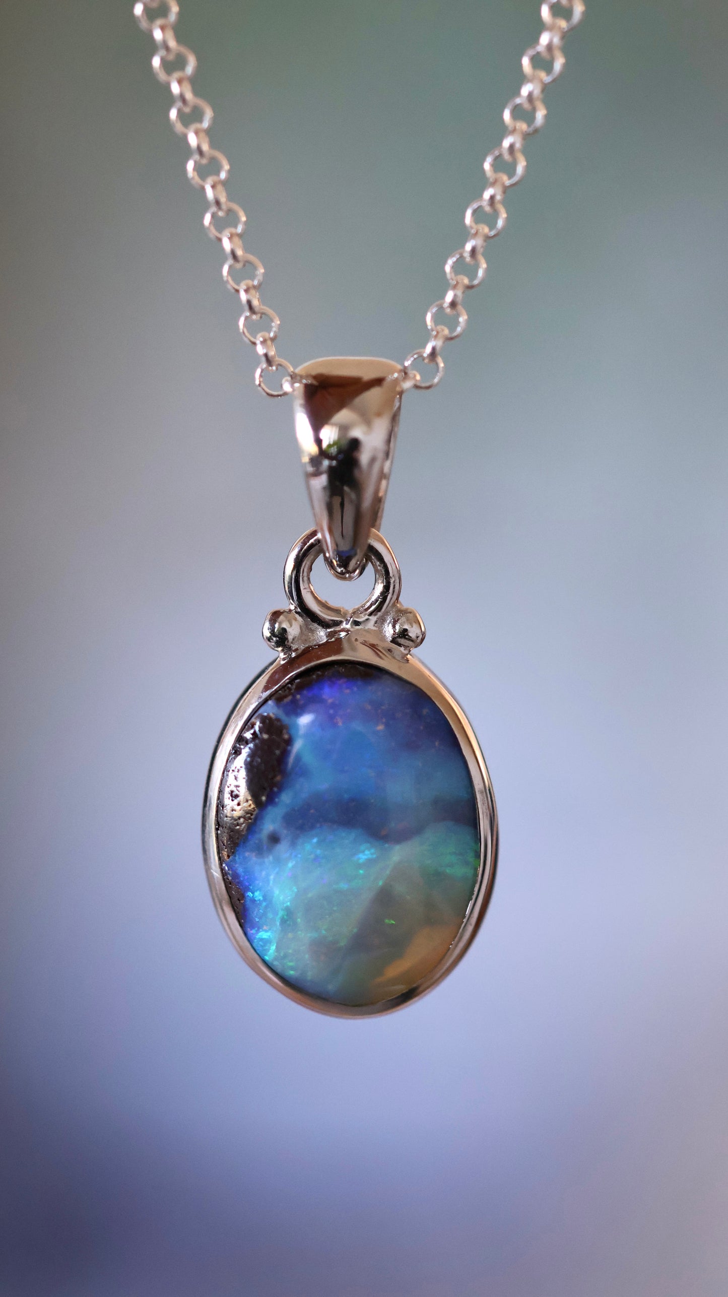 Boulder opal Pendant
