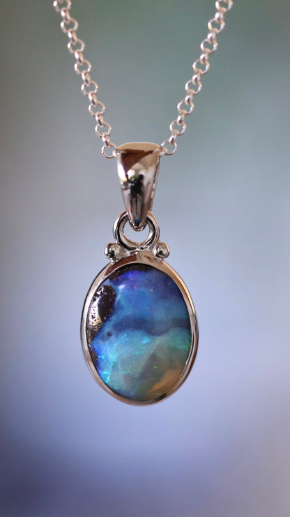 Boulder opal Pendant