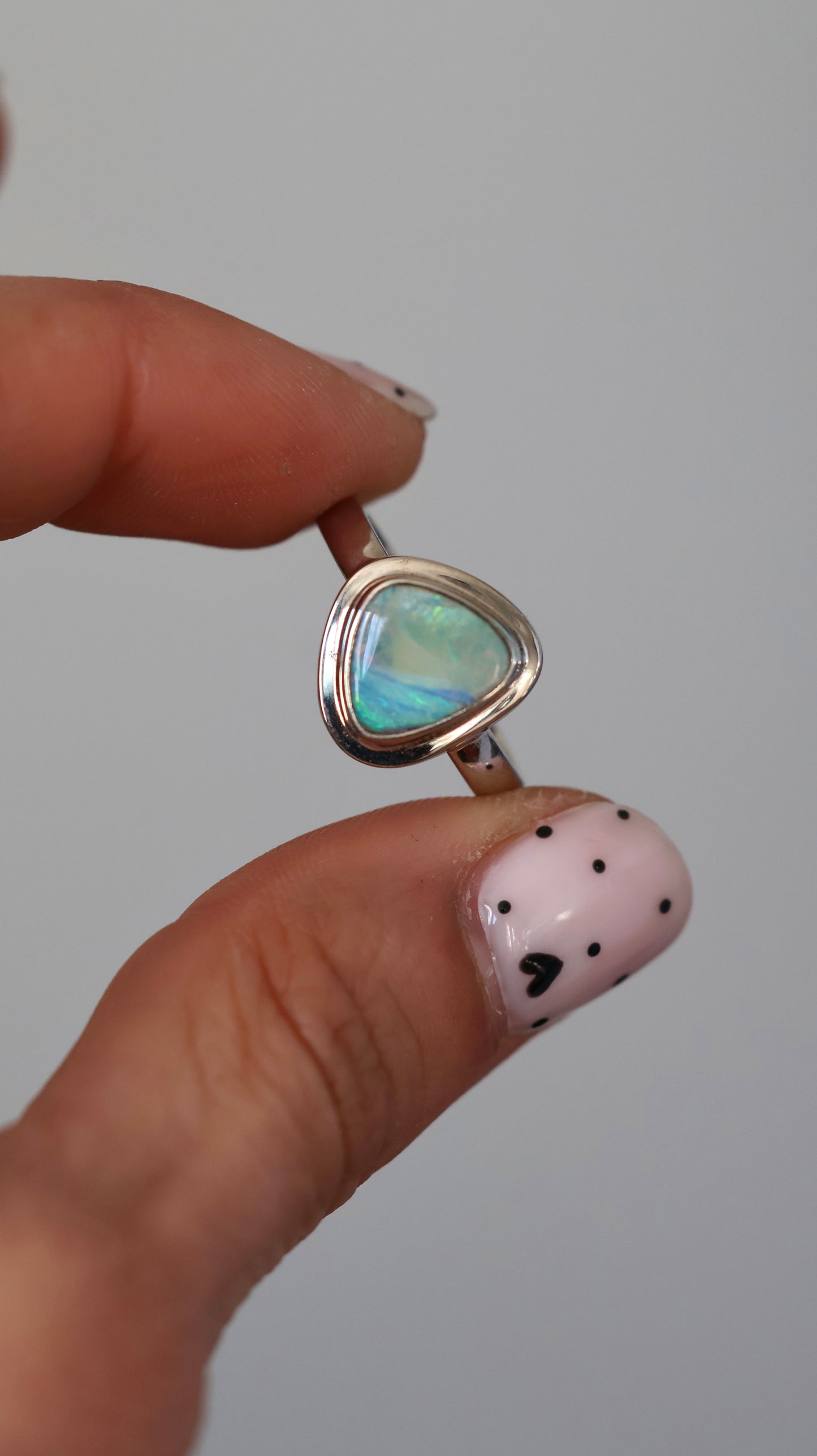 Boulder opal ring (size 8)