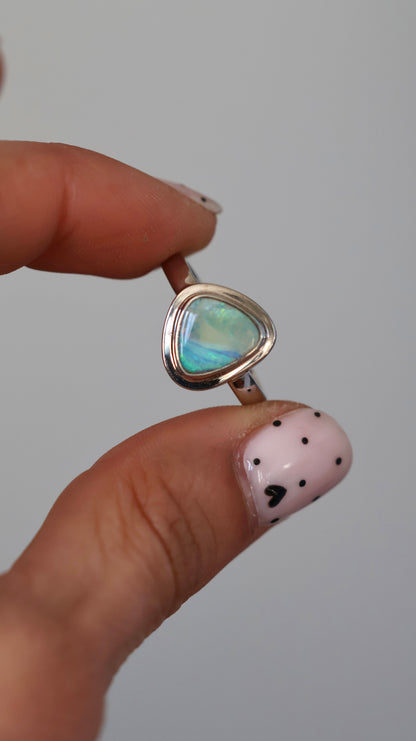 Boulder opal ring (size 8)
