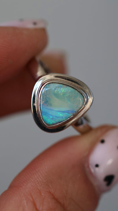 Boulder opal ring (size 8)
