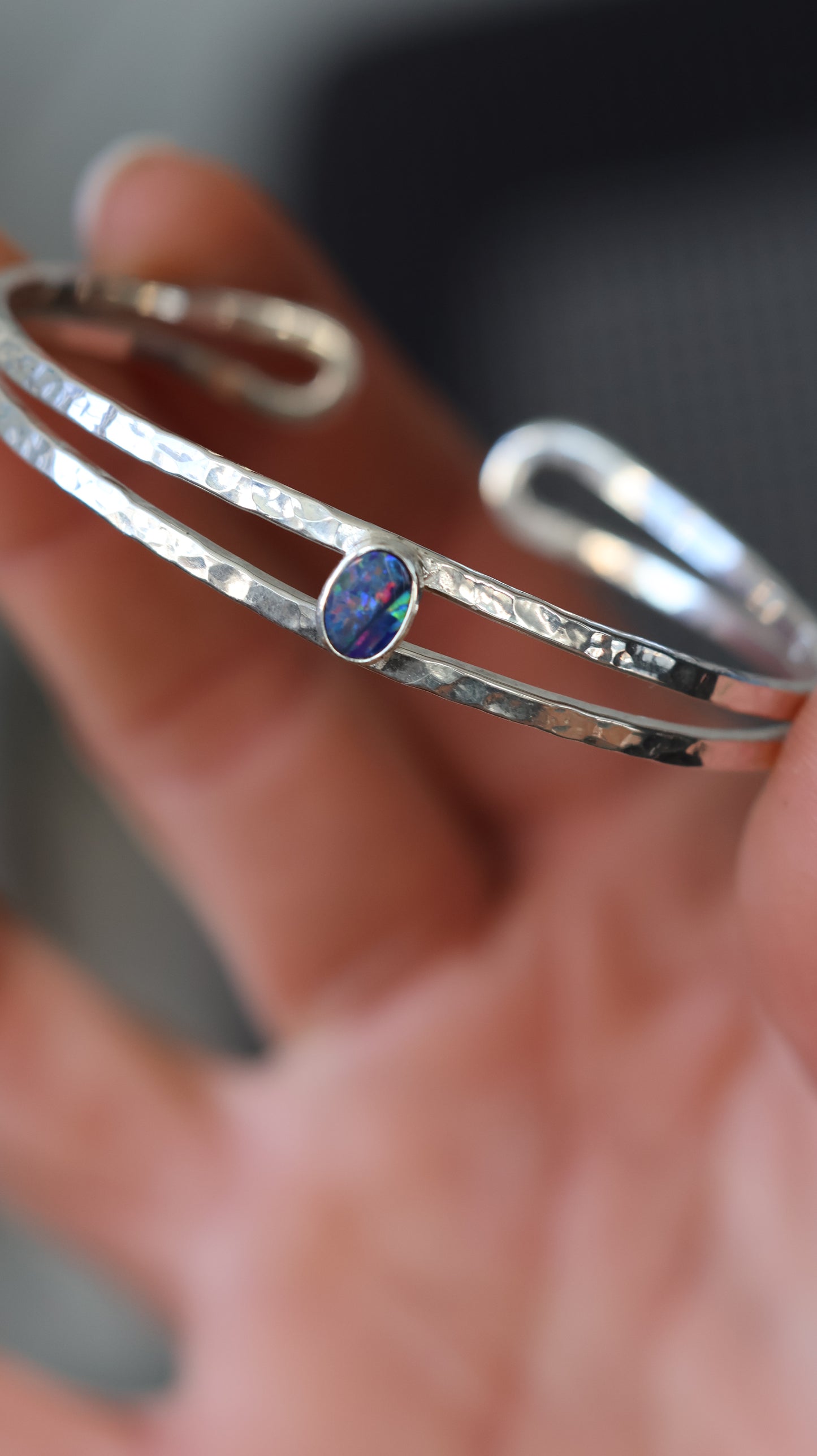 Opal Cuff Bracelet