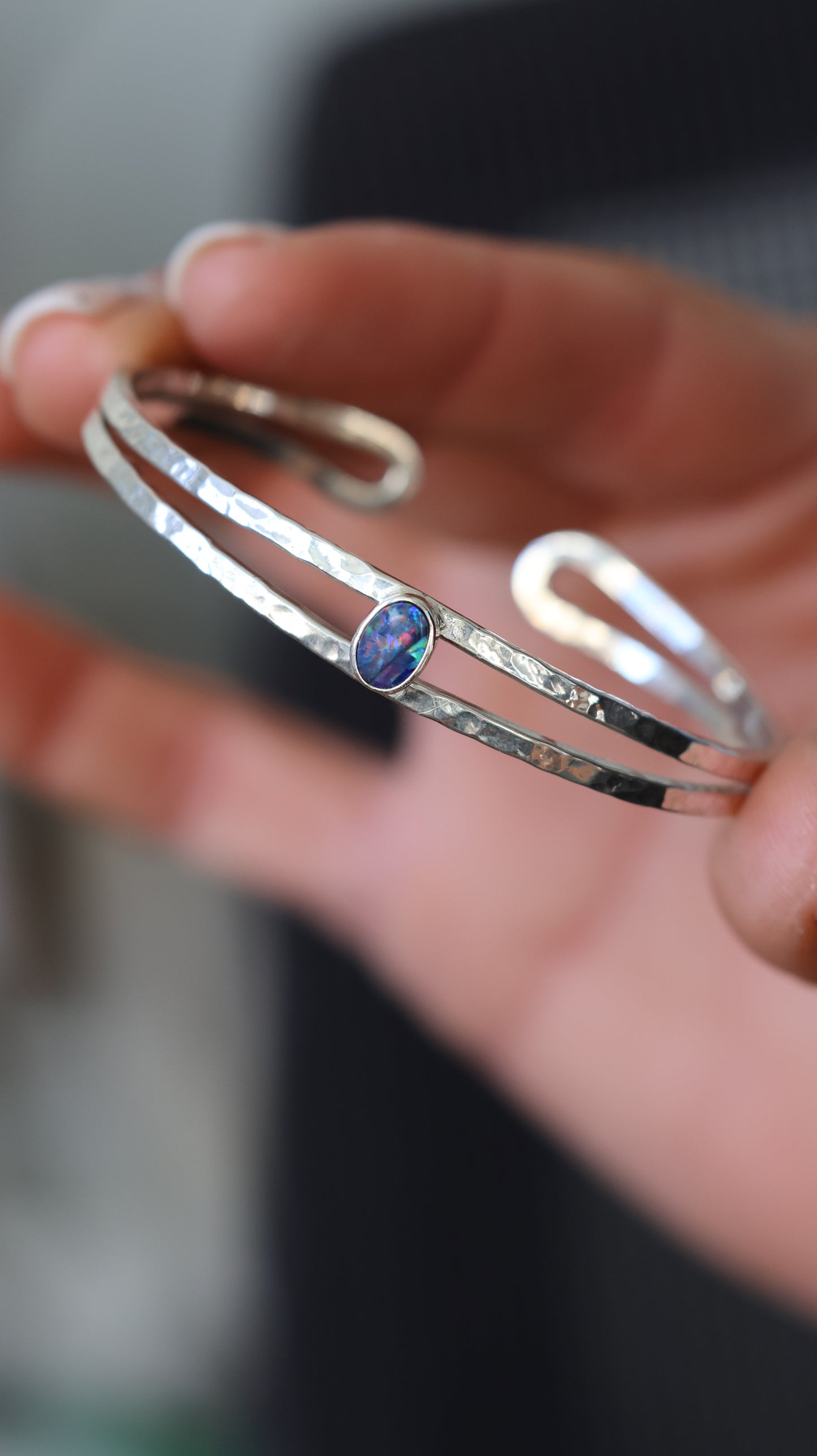 Opal Cuff Bracelet