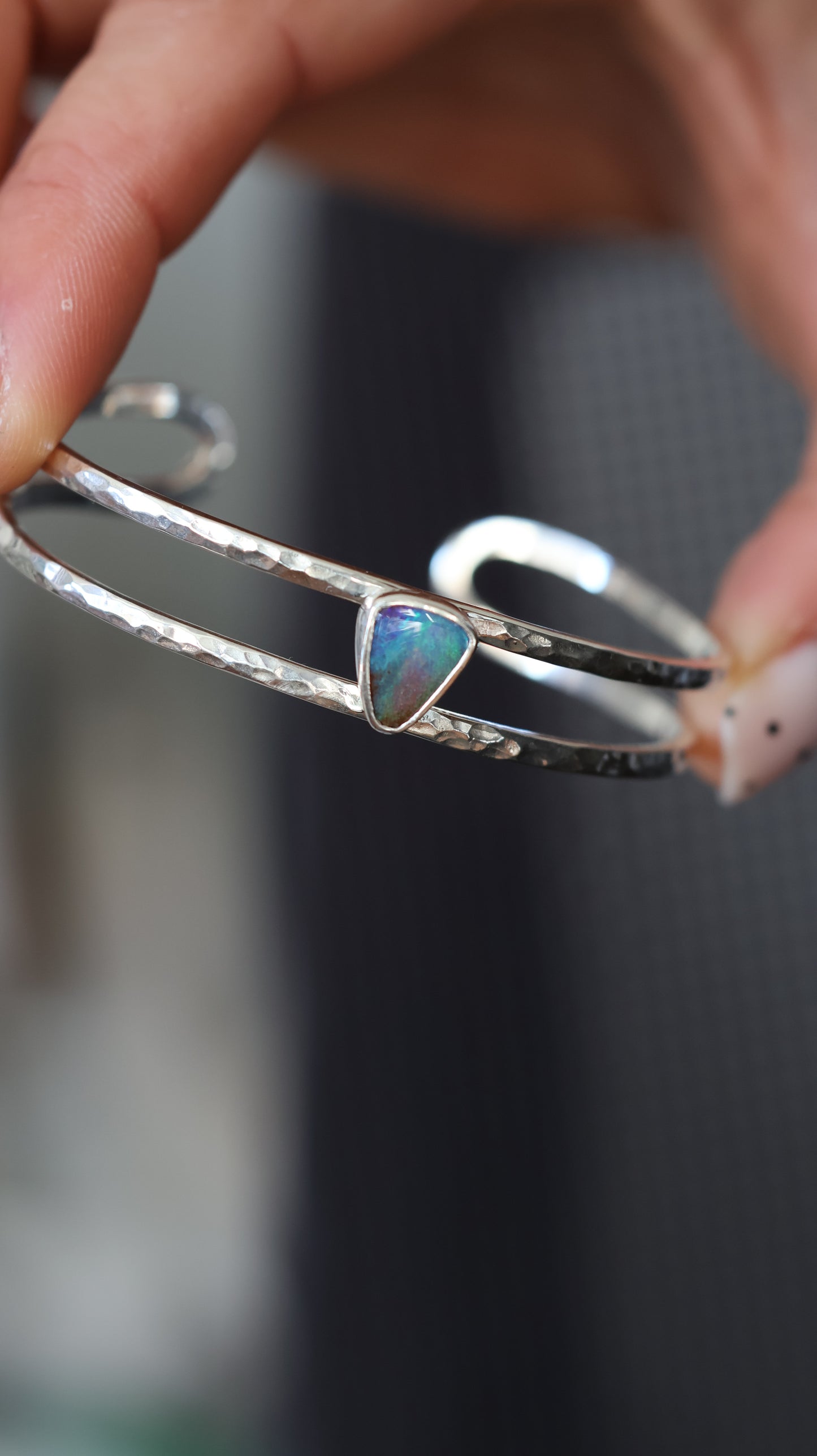 Boulder Opal Bracelet Cuff