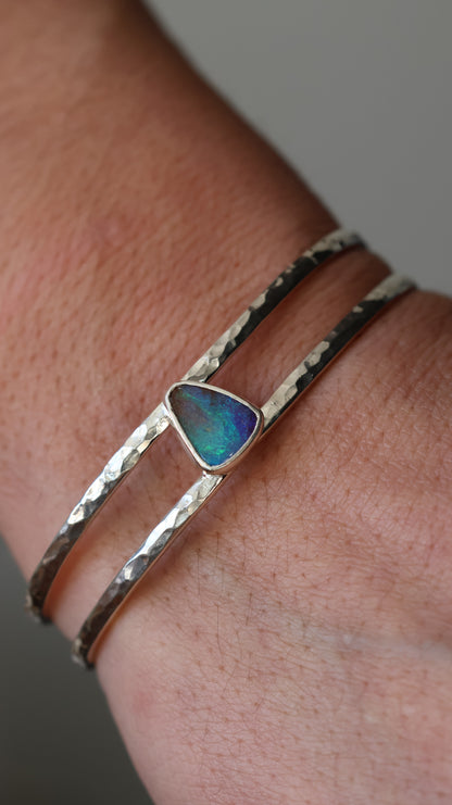 Boulder Opal Bracelet Cuff