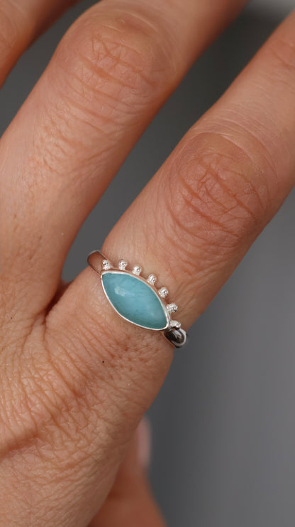Bay Larimar Ring