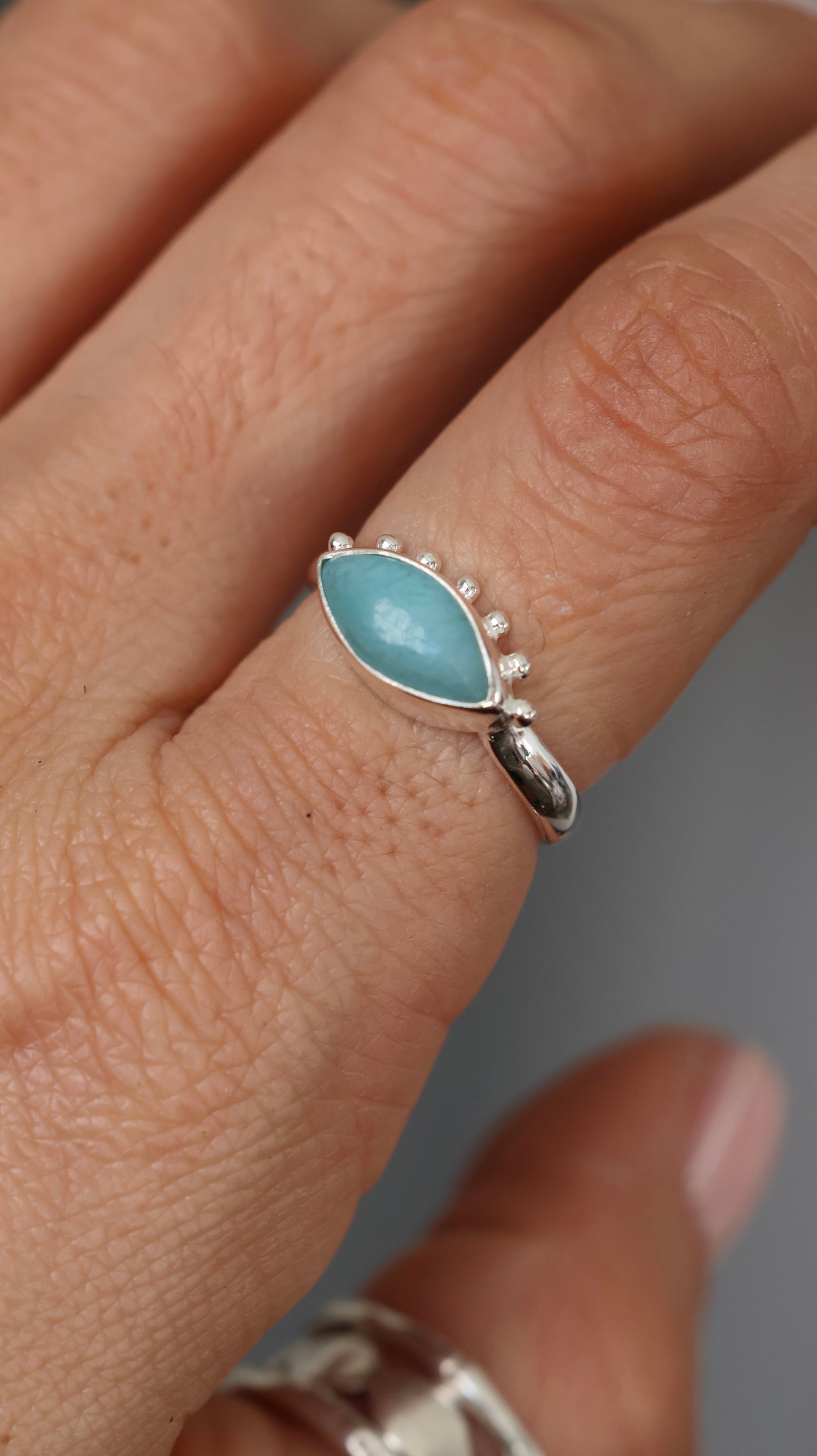 Bay Larimar Ring