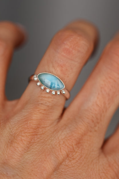 Bay Larimar Ring