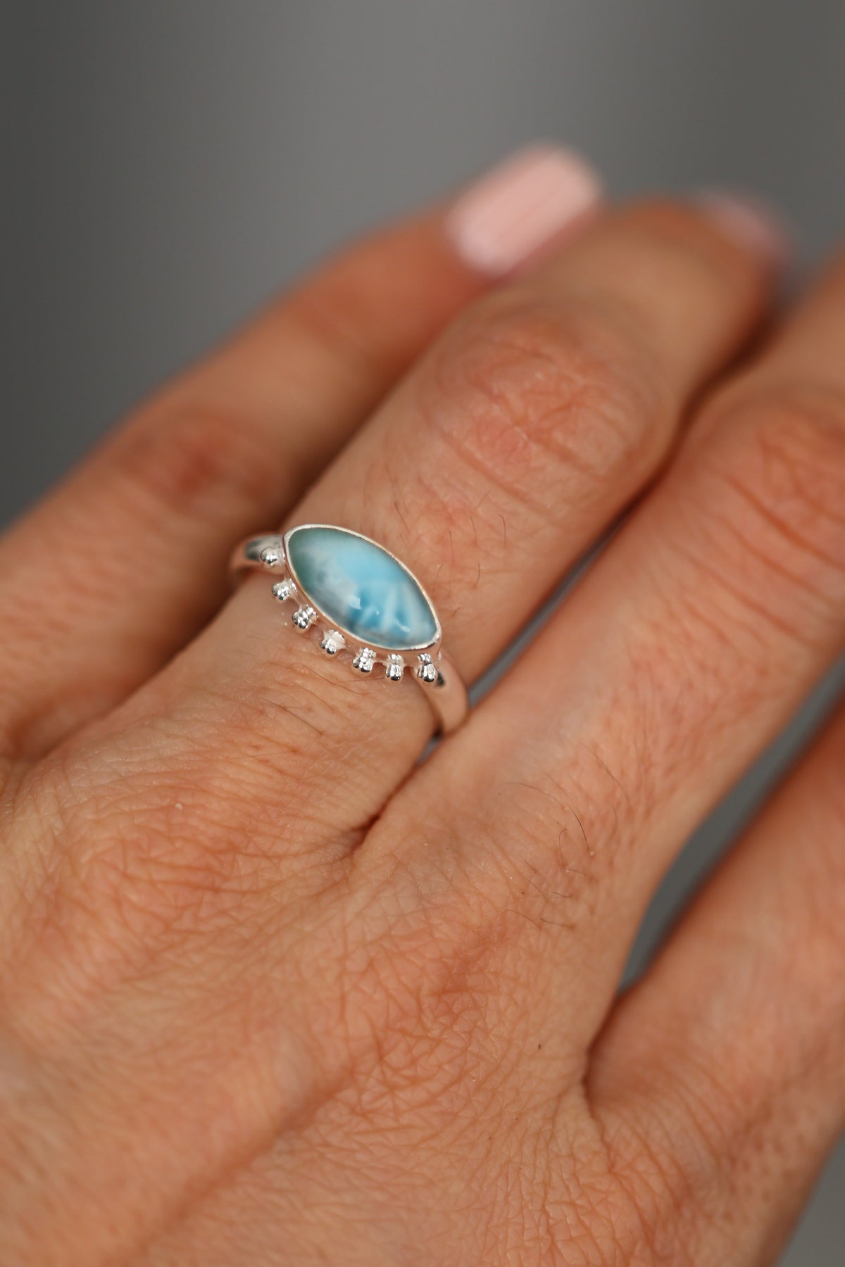 Bay Larimar Ring