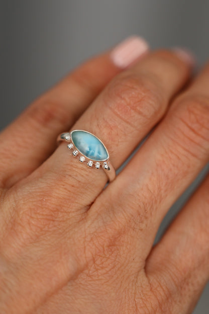 Bay Larimar Ring