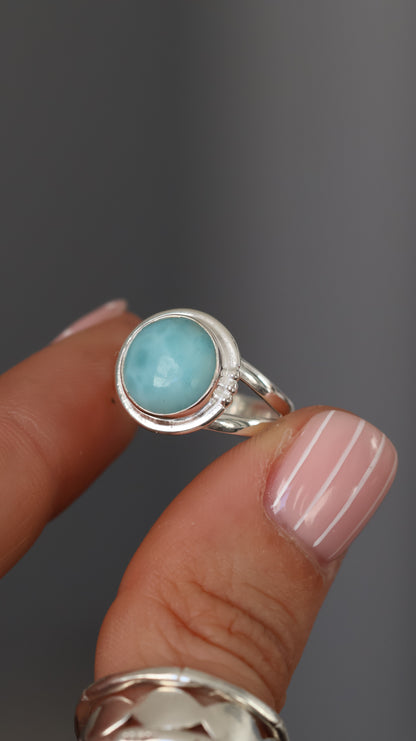 Iris Larimar Ring