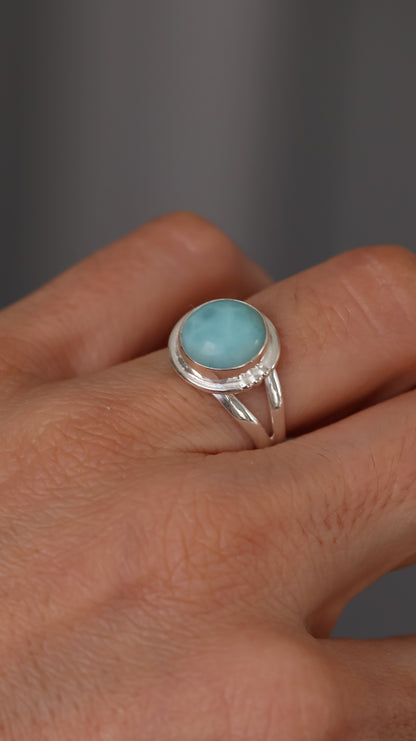 Iris Larimar Ring