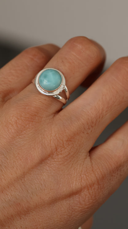 Iris Larimar Ring