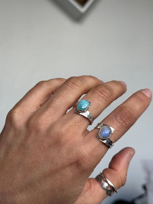 Kaia Hammered Ring