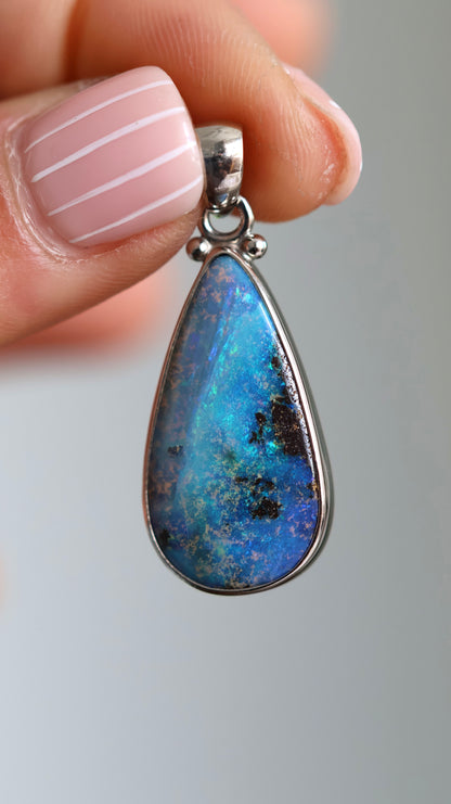Boulder Opal Pendant