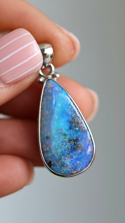 Boulder Opal Pendant