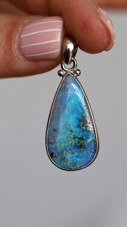 Boulder Opal Pendant