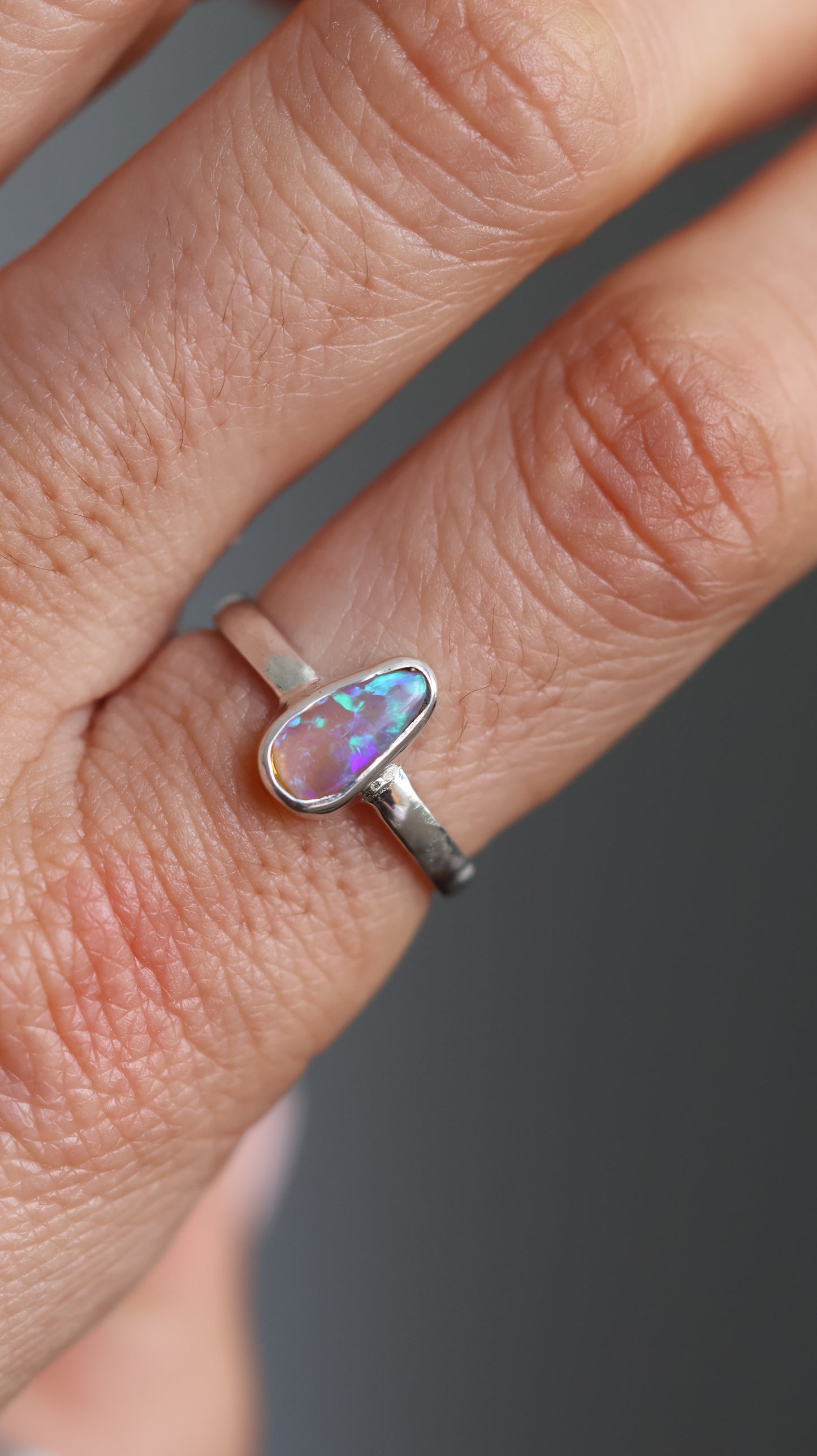 Crystal Opal Ring 7/ O