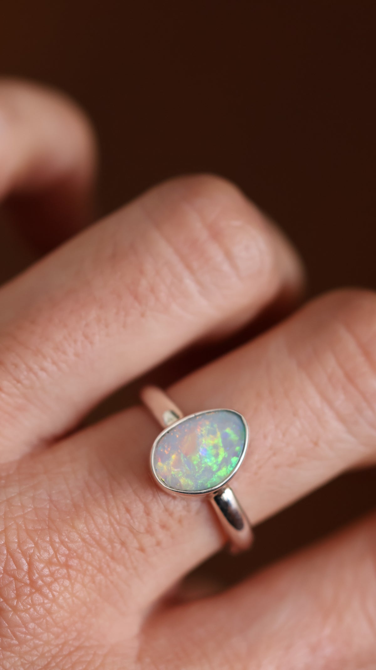 Solid Opal Ring 8.5 / R