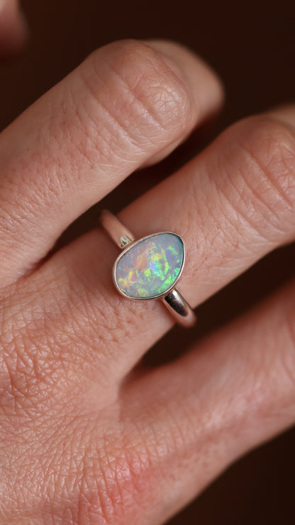 Solid Opal Ring 8.5 / R