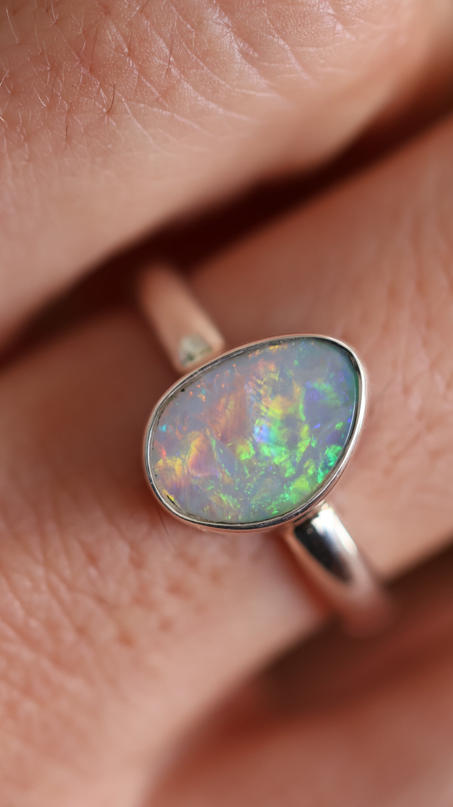 Solid Opal Ring 8.5 / R
