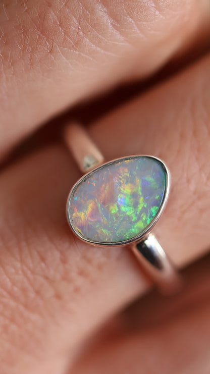 Solid Opal Ring 8.5 / R