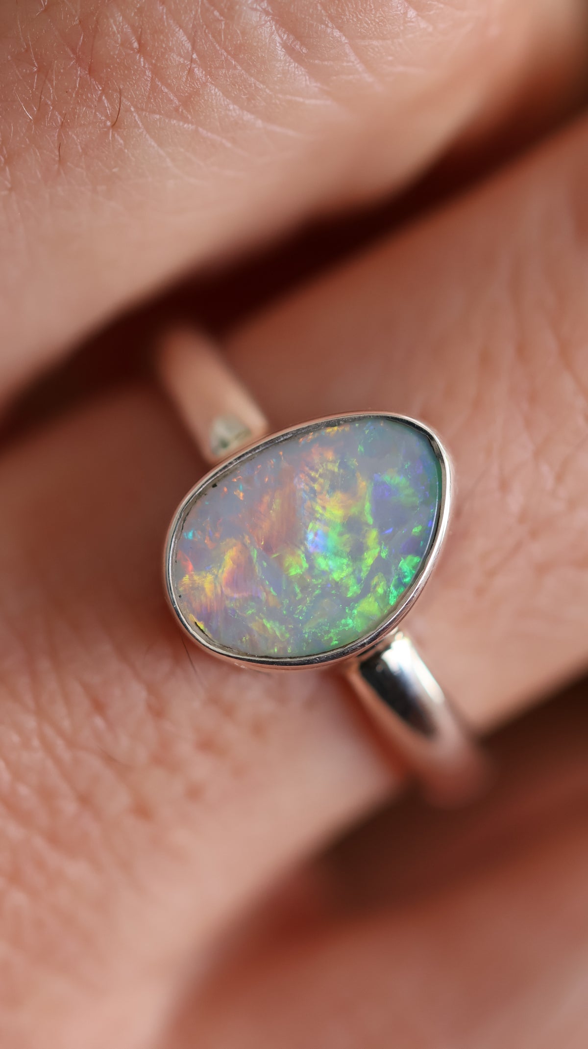 Solid Opal Ring 8.5 / R