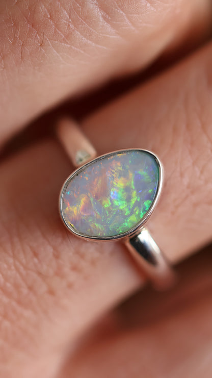Solid Opal Ring 8.5 / R