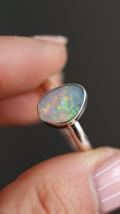 Solid Opal Ring 8.5 / R
